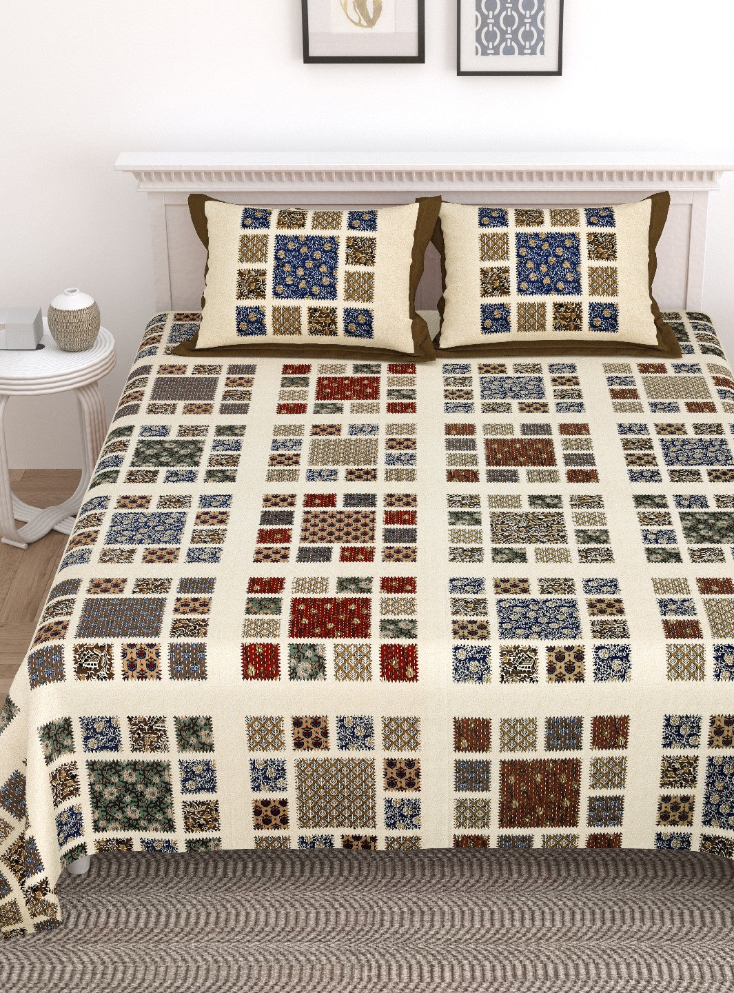 The Mosaic Medley Cotton Bedsheet