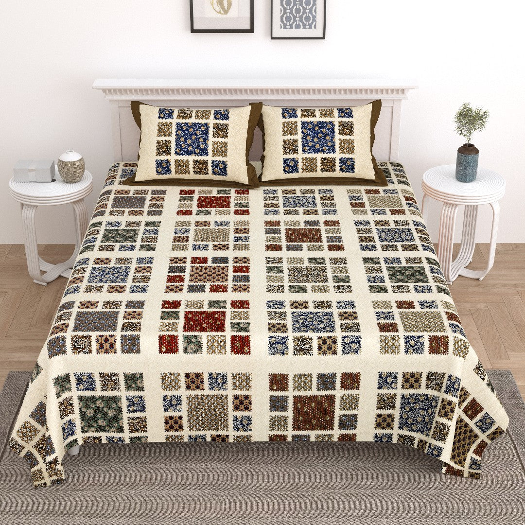 The Mosaic Medley Cotton Bedsheet