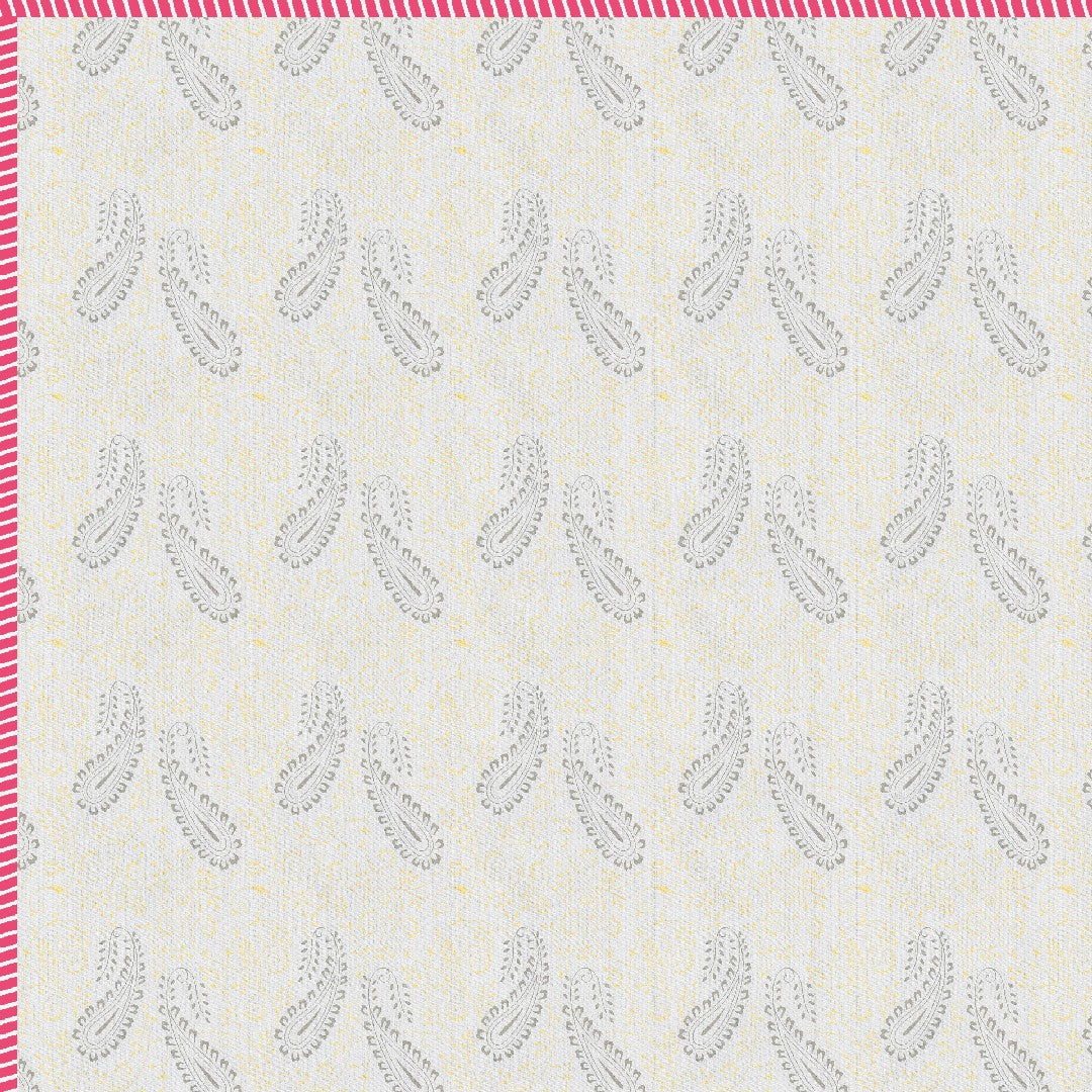 The Paisley Diamond Dohar - 100% Cotton Dohar, Summer Blanket/Quilt for AC Rooms