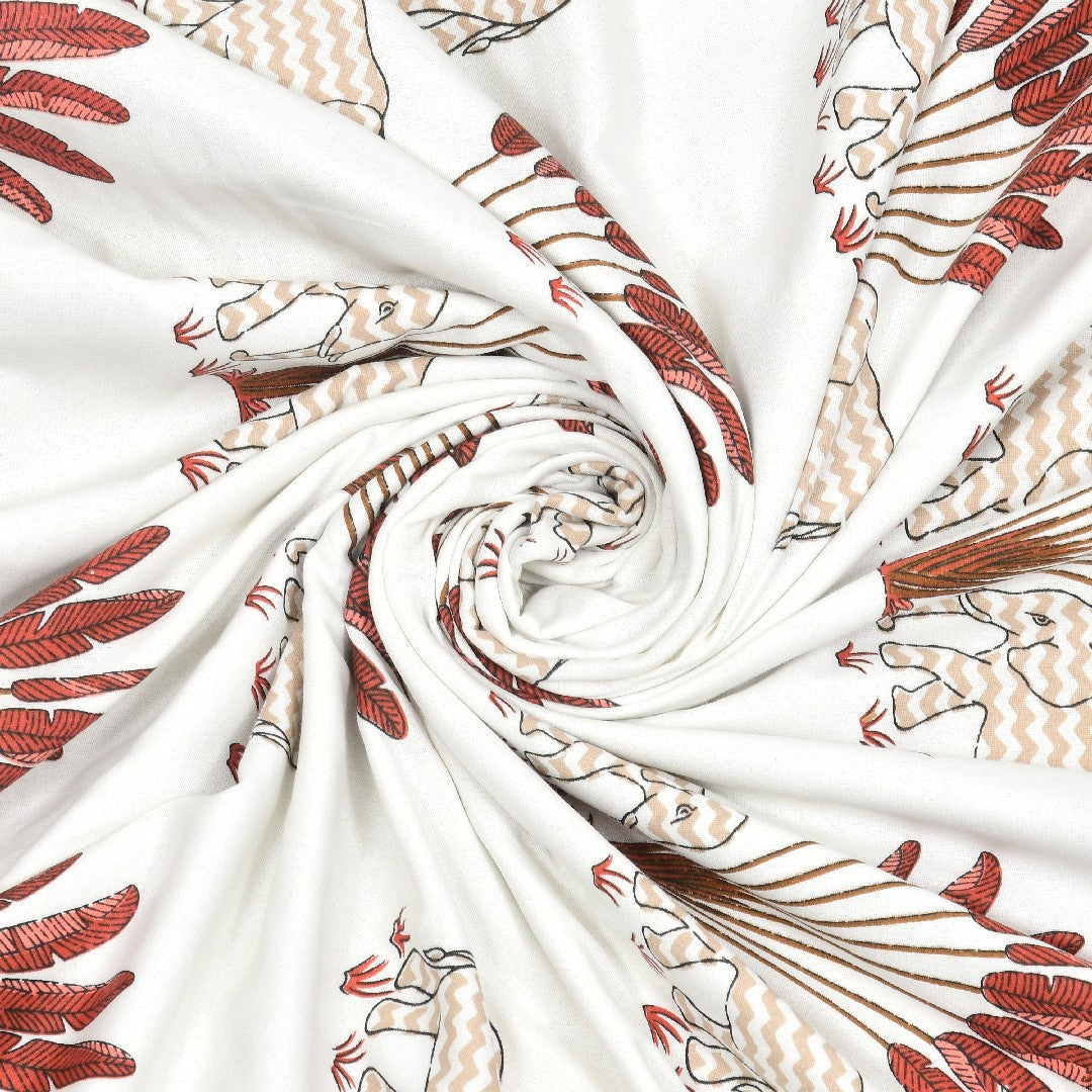 The Forest Tale Dohar - 100% Cotton Dohar, Summer Blanket/Quilt for AC Rooms