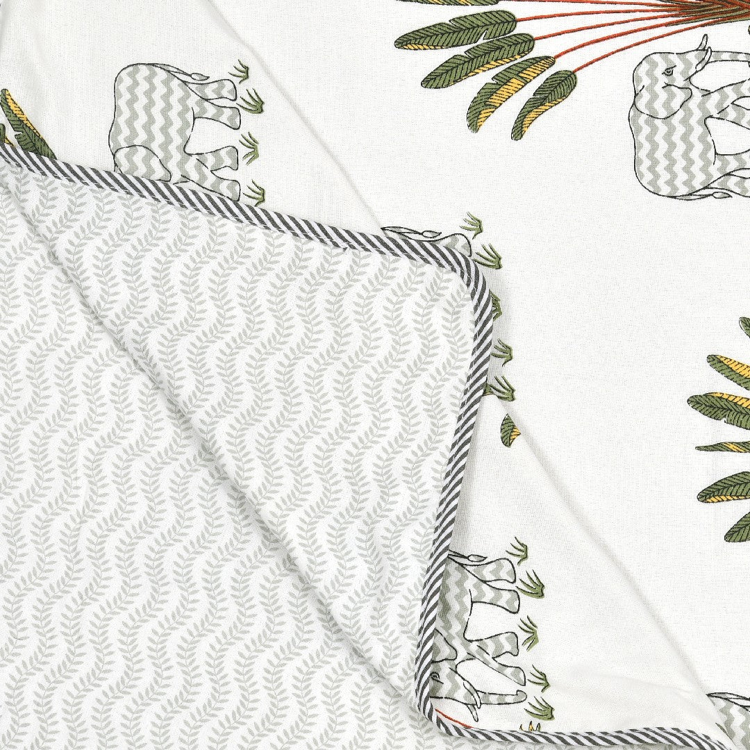 The Maharaja Dohar - 100% Cotton Dohar, Summer Blanket/Quilt for AC Rooms