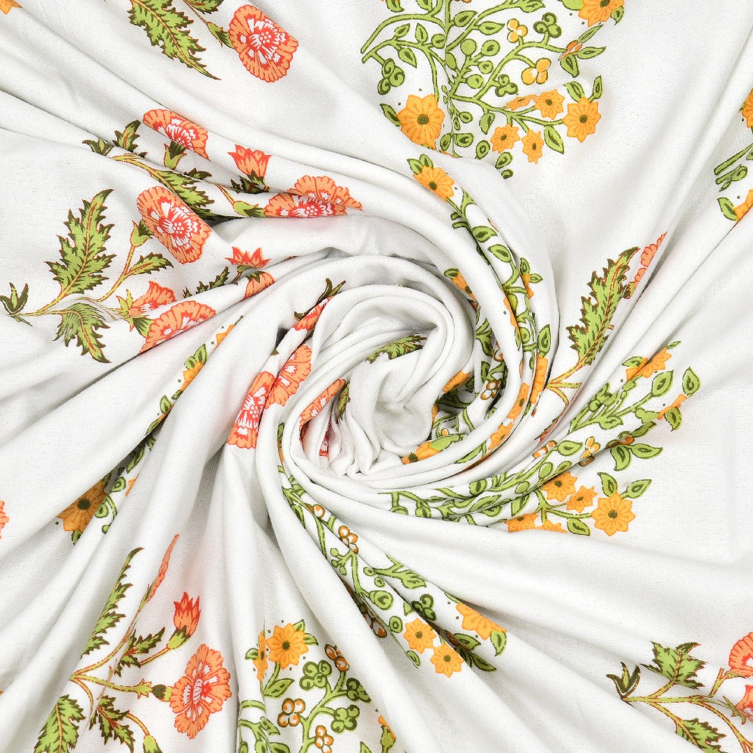 The Phool Dohar - 100% Cotton Dohar, Summer Blanket/Quilt for AC Rooms