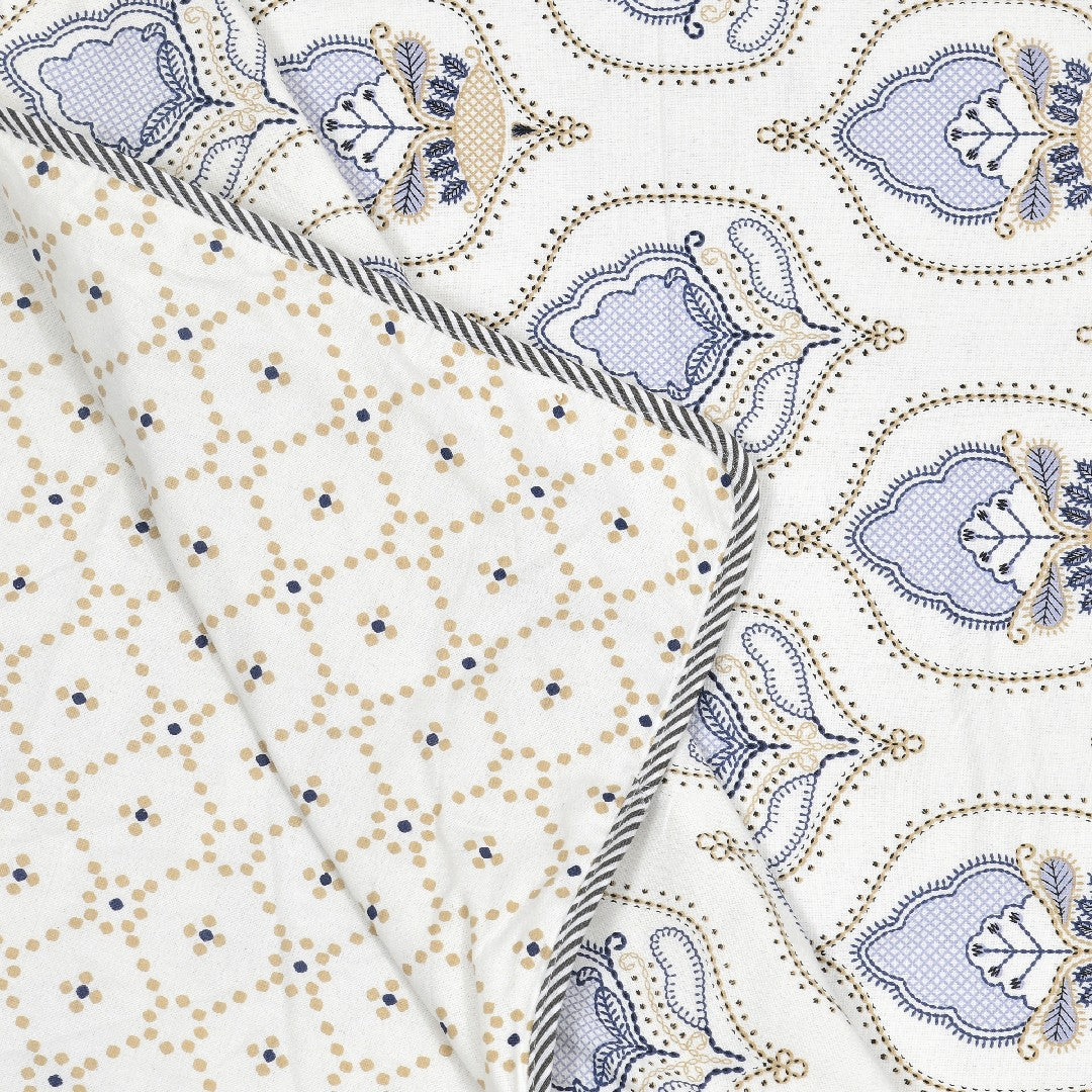 The Lavender Dohar- 100% Cotton Dohar, Summer Blanket/Quilt for AC Rooms