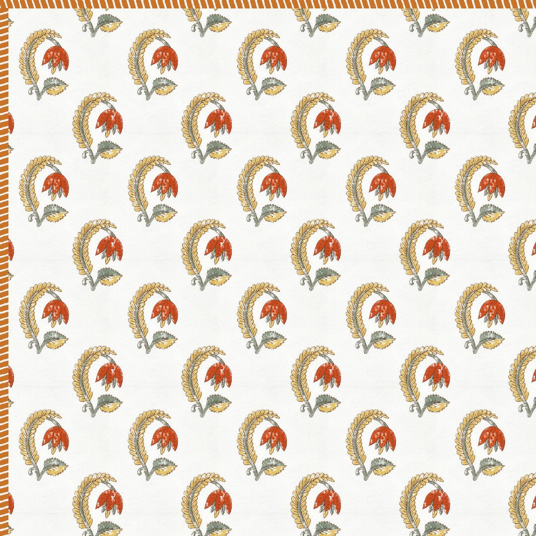 Royal Lotus Dohar - 100% Cotton Dohar, Summer Blanket / Quilt for AC Rooms