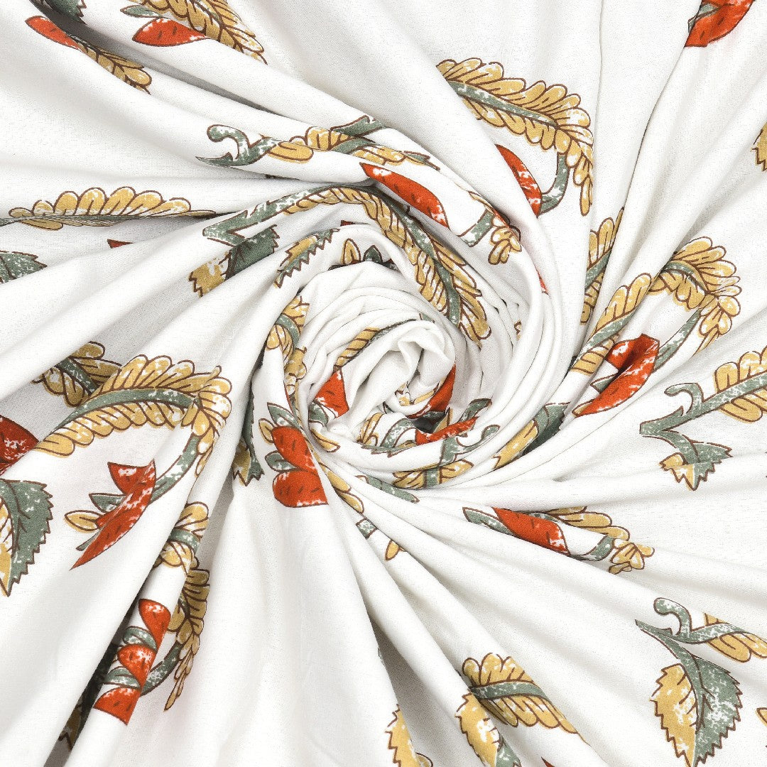 Royal Lotus Dohar - 100% Cotton Dohar, Summer Blanket / Quilt for AC Rooms