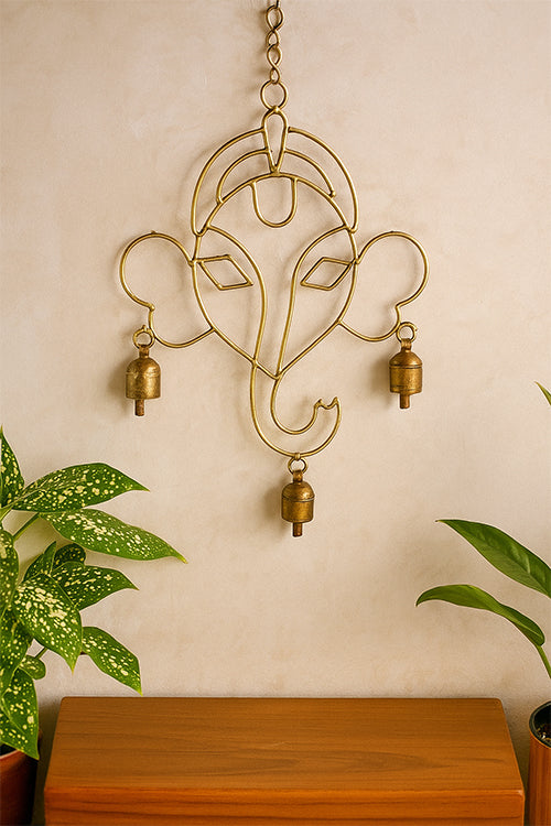 Ganesha Copper Bell