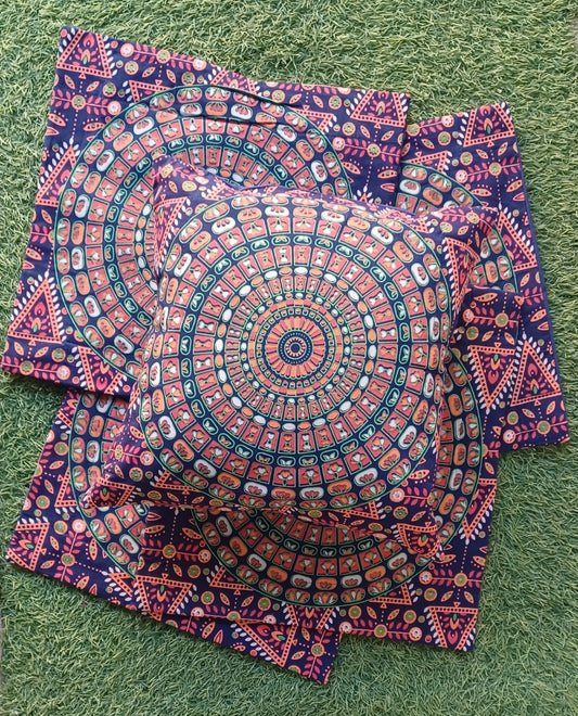 Rang Mahal Bloom Cushion Cover Set of 5