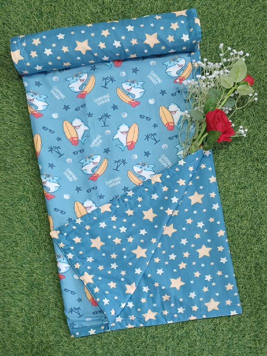 Surfing Shark & Starry Skies Reversible Dohar