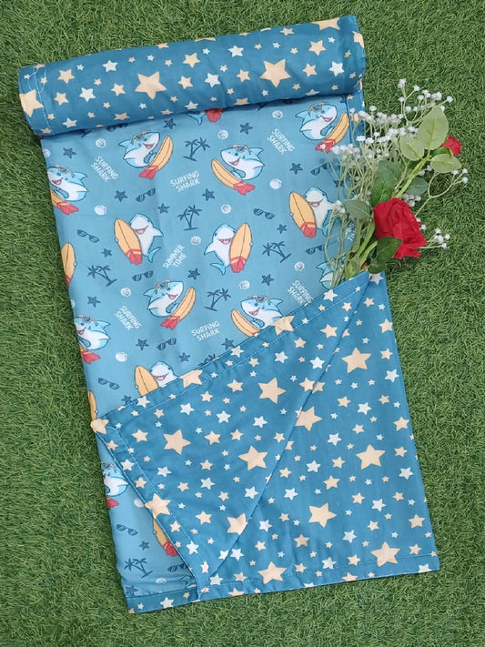 Surfing Shark & Starry Skies Reversible Dohar