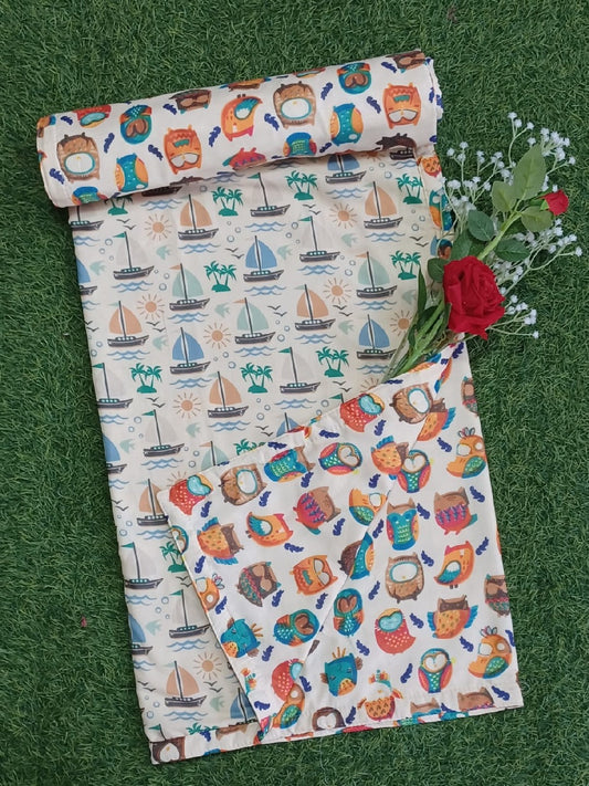 Owl Voyage Adventure Reversible Dohar