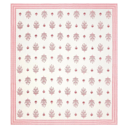 Blush Bloom 100% Cotton Bedsheet with Pillow Covers