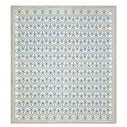 Blue Meadow 100% Cotton Bedsheet with Pillow Covers