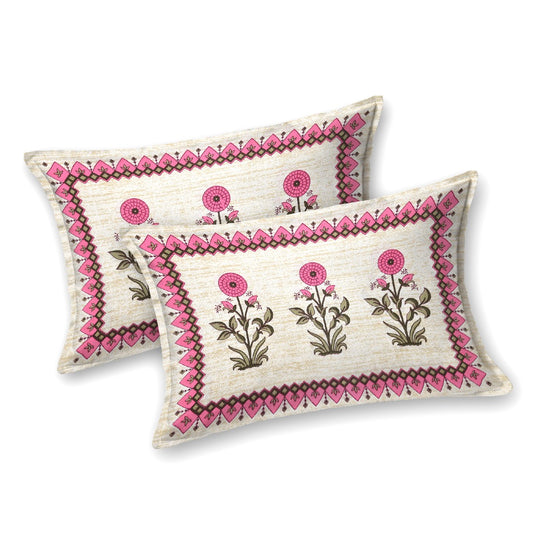 Magnet Aangan Flora Cotton BedSheet
