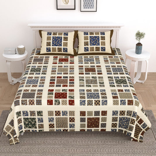 The Mosaic Medley Cotton Bedsheet