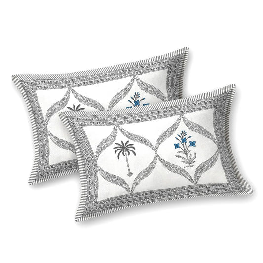 Heritage Bloom 100% Cotton Bedsheet with Pillow Covers