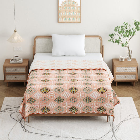 Saanjh Phool Dohar - 100% Cotton Dohar, Summer Blanket / Quilt for AC Rooms