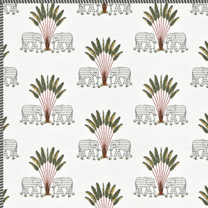 The Maharaja Dohar - 100% Cotton Dohar, Summer Blanket/Quilt for AC Rooms