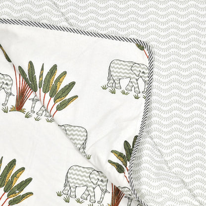 The Maharaja Dohar - 100% Cotton Dohar, Summer Blanket/Quilt for AC Rooms