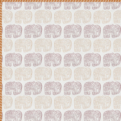 The Majestic Dohar - 100% Cotton Dohar, Summer Blanket/Quilt for AC Rooms