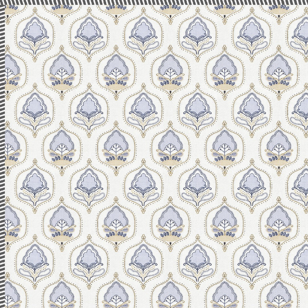 The Lavender Dohar- 100% Cotton Dohar, Summer Blanket/Quilt for AC Rooms