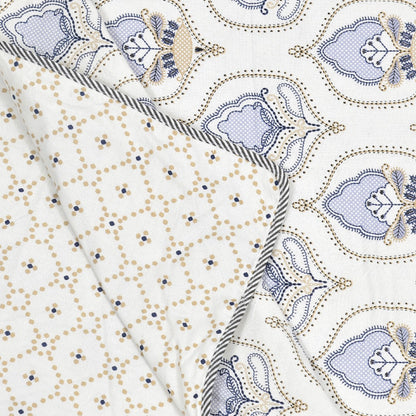 The Lavender Dohar- 100% Cotton Dohar, Summer Blanket/Quilt for AC Rooms